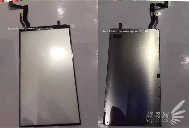 有两大变化 疑iphone 7显示屏背光板曝光