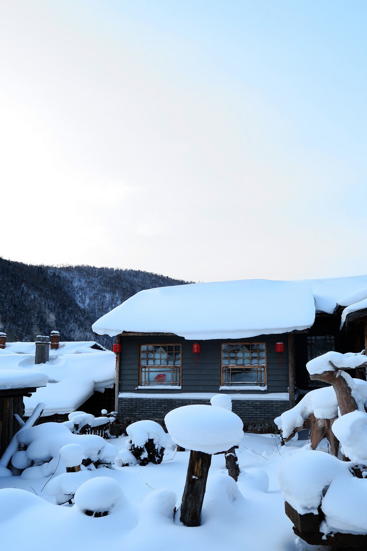 在东北雪乡见证冰雪奇缘