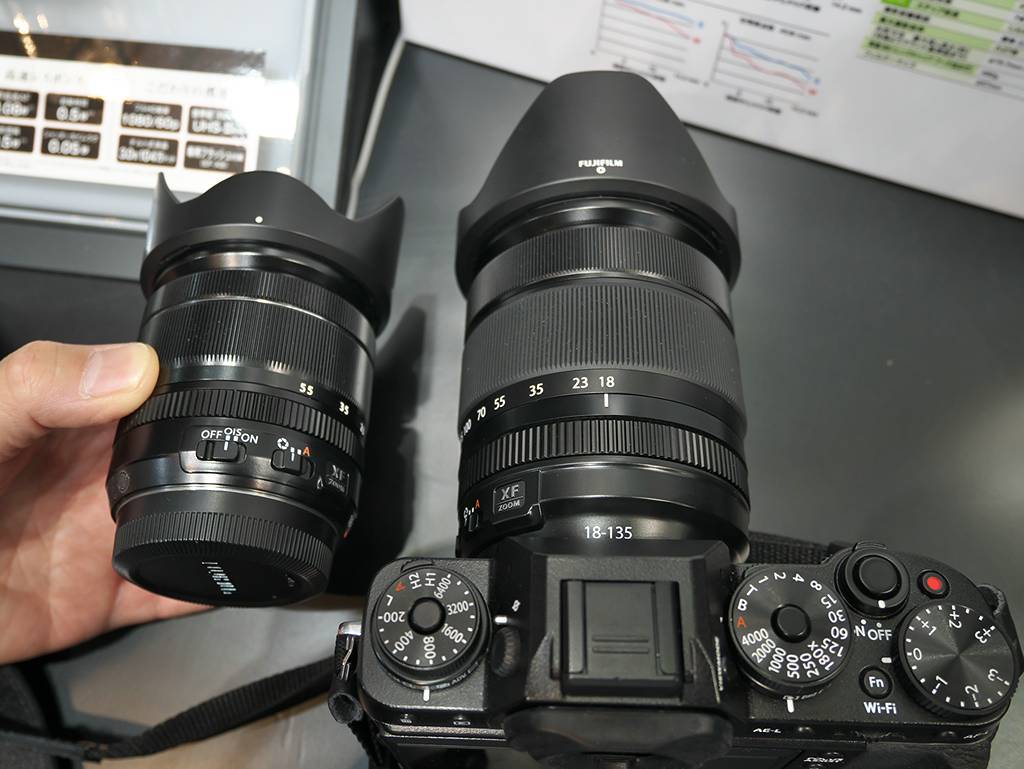 富士展示最新型XT 18-135mm规格镜头