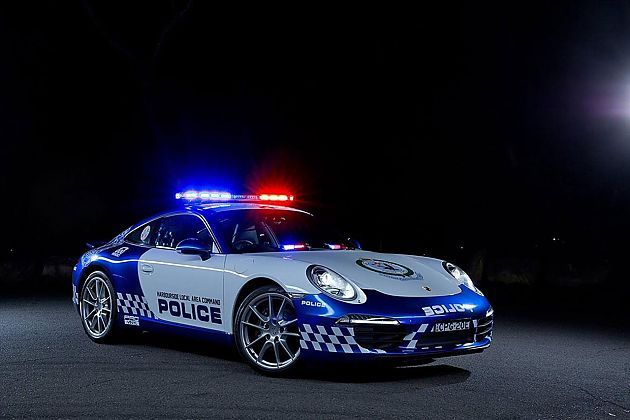 落户新南威尔士州 保时捷911 carrera警车