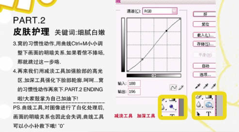 PS快手 快速给人物脸部美白及细化五官