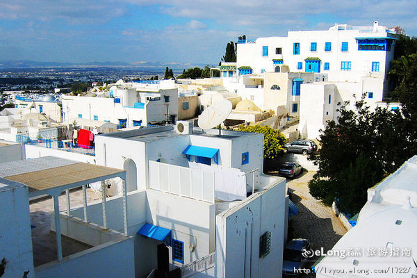 童话梦境 行摄非洲突尼斯蓝白小镇