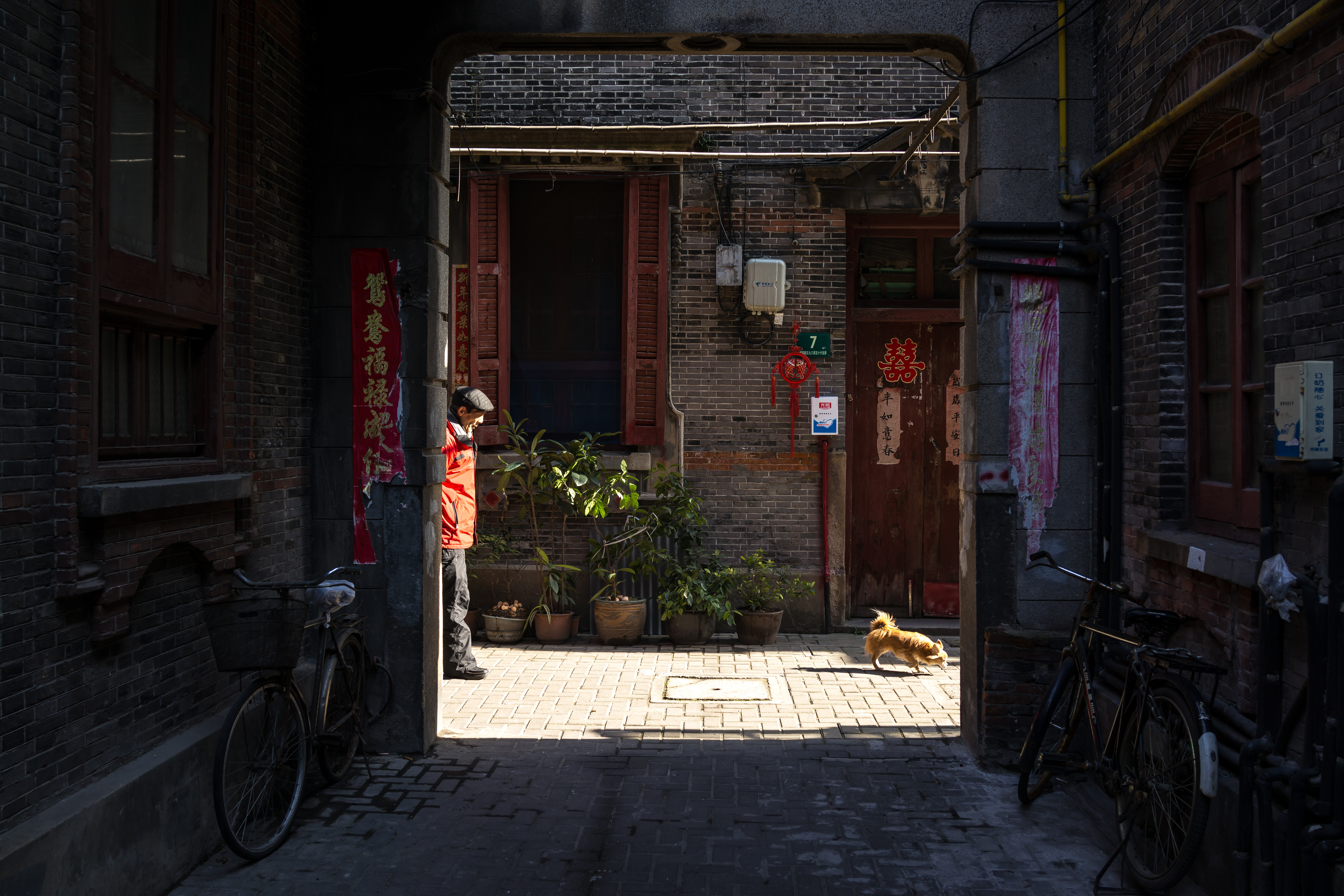 老上海弄堂照片高清图片