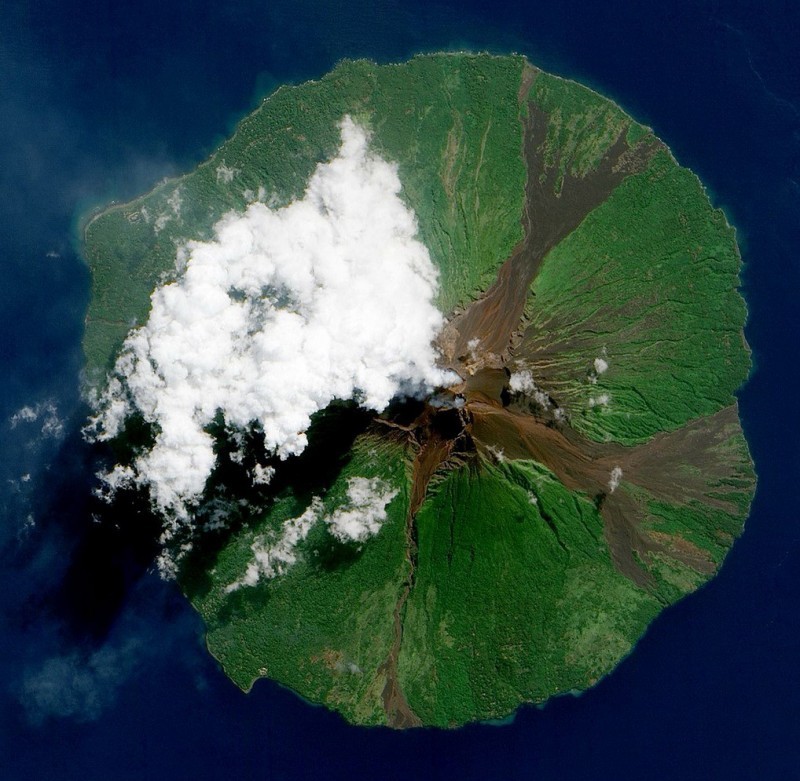 nasa出品:全球諸多火山噴發太空俯瞰圖