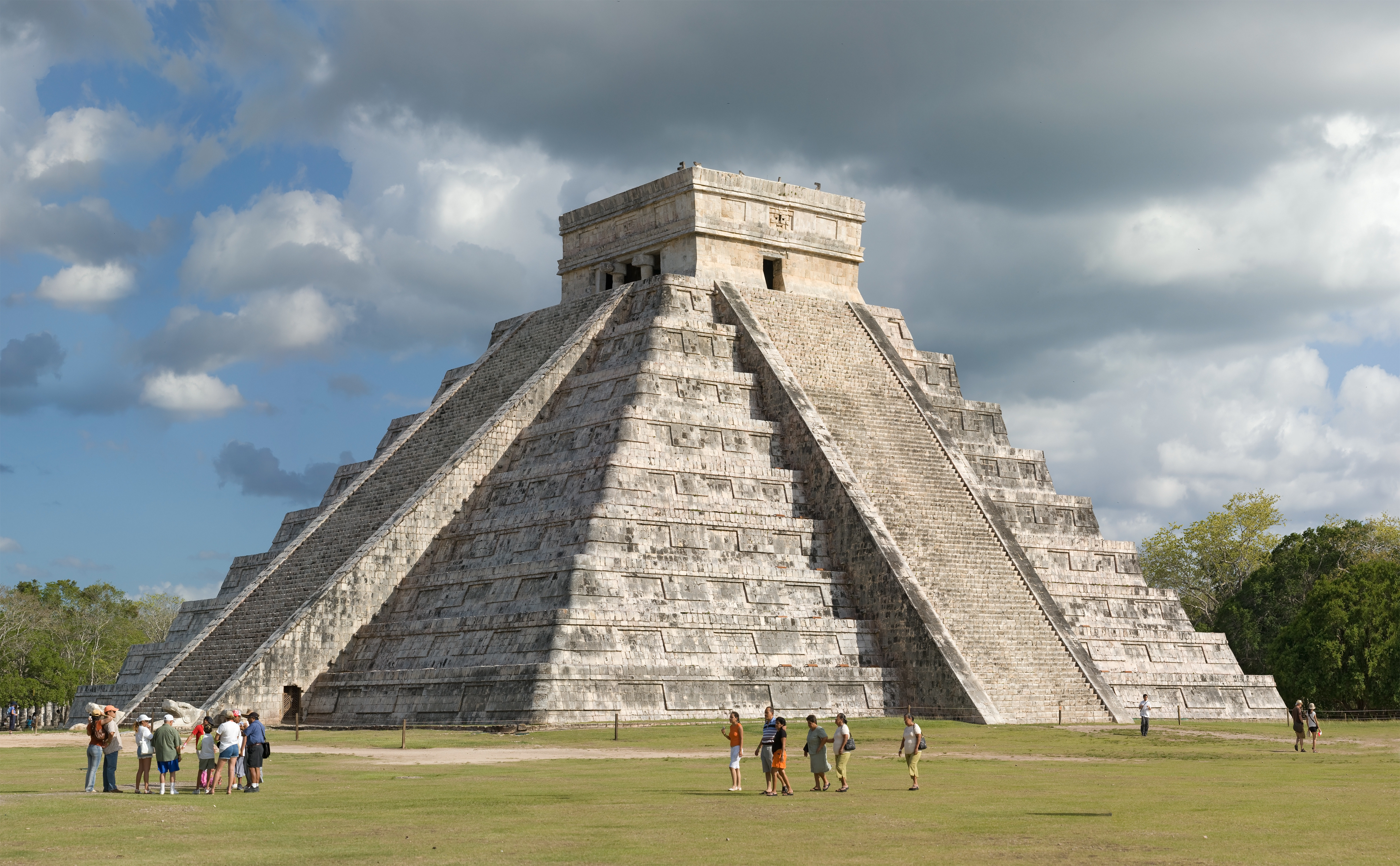 墨西哥玛雅遗址金字塔图片