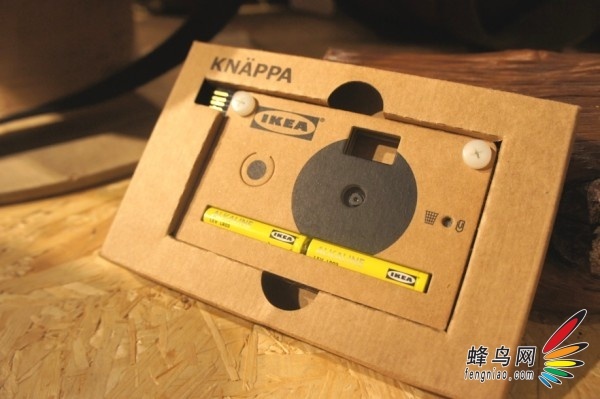 用纸做的相机 ikea纸板相机knappa动手玩